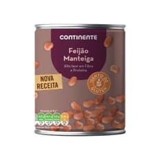 Judías blancas tipo mantequilla cocidas Continente (830 g / 1.81 lb)