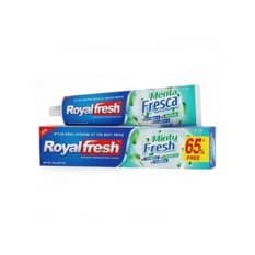 Pasta dental anticaries con flúor Menta Fresca Royalfresh (115 g / 4.05 oz)