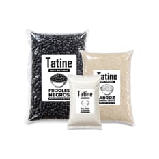 Combo básico Tatine #13: Frijoles negros Tatine + Arroz de grano largo Tatine + Sal fina común Tatine