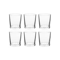 Juego de vasos de cristal marbella de 260 ml Alessandro (6 U)
