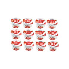 Yogur sabor fresa Bauer Fru Fru (12 x 100g / 3.53oz)