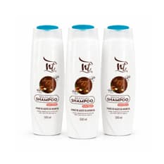 Champú brasileño a base de aceite de argán sin sal NT (3 x 500 ml)