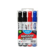 Juego de 4 plumones marcadores para pizarra blanca Pointer