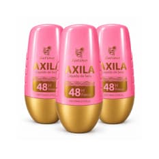 Desodorante roll-on rosado Axila (3 x 70 ml)