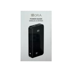Batería portátil power bank negra 20000 mAh 1Hora BAT201