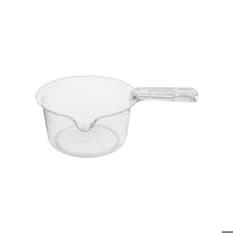 Cazo -recipiente- transparente de plástico para microondas 500 ml Casa y Menaje