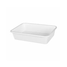Bandeja de plástico color blanco de 30 cm Casa y Menaje