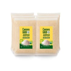 Arroz de grano largo Campo Vivo (6 x 1 kg / 2.2 lb)