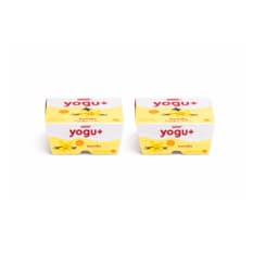 Yogur pasteurizado sabor a vainilla Yogu+ Feiraco (8 x 125 g / 4.40 oz)
