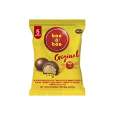 Bombón original relleno con crema de cacahuate / maní y oblea Bon o Bon (75 g / 2.64 oz)