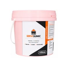 Pintura de vinil color rosado SERVISUMIC (4 L)