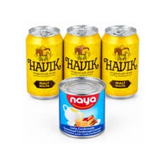 Combo malta + leche condensada