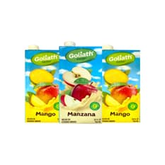 Jugos mixtos sabor a manzana + mango Goliath