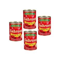Pasta de tomate La sabrosa (4 x 400 g / 0.88 lb)
