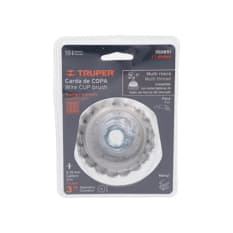 Cepillo de alambre para pulidora Truper 100851-CT-608MR