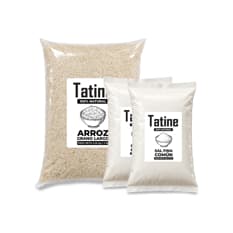 Combo básico Tatine #20: Arroz de grano largo Tatine + Sal fina común Tatine