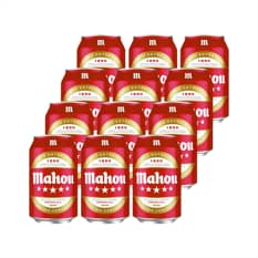 Cerveza Cinco Estrellas Mahou (12 x 330 ml)