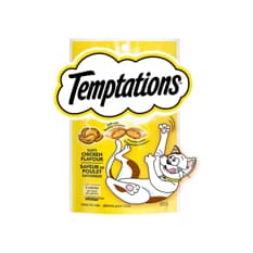 Golosinas para gatos con tentador sabor a pollo Whiskas Temptations (85 g / 3 oz)