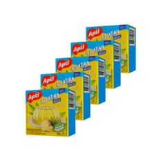 Gelatina sabor piña (5 x 20 g)