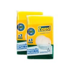 Esponja multiuso Zaas! (2 x 3 U)