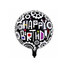 Globo Happy Birthday diseño robot Balloon