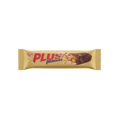 Barra de turrón de maní y caramelo cubierta de chocolate con leche Eviza Plus (50 g / 1.76 oz)