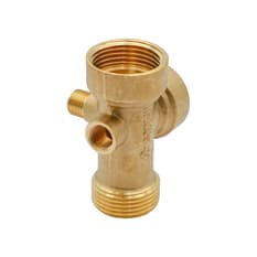 Conector de 5 vías de 1" x 1/4" para sistemas hidroneumáticos Griven