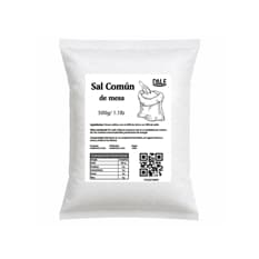 Sal común de mesa Dale (500 g / 1.1 lb)