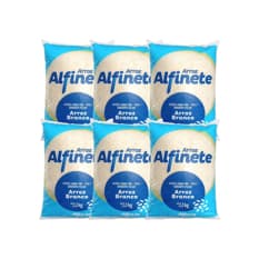 Arroz blanco Alfinete (6 x 1 kg / 2.2 lb)