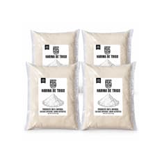 Harina de trigo Cosecha Real (4 x 1 kg / 2.2 lb)