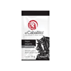 Colorante para ropa negro elegante El Caballito (20 g)