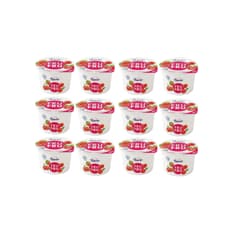 Yogur sabor frambuesa Bauer Fru Fru (12 x 100g / 3.53oz)