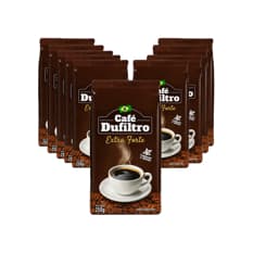 Café tostado y molido extra fuerte Dufiltro (10 x 250 g / 8.8 oz)