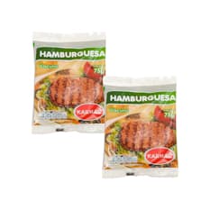 Hamburguesa de vacuno Karmac (2 x 75 g / 2.6 oz)