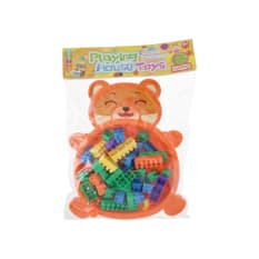 Bloques de construcción en bandeja con forma de oso Playing House Toys