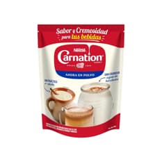 Alimento en polvo para preparar bebida a base de leche con grasa vegetal, adicionado de vitaminas y minerales Carnation Clavel (460 g / 1.01 lb)