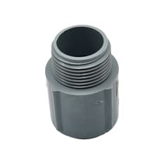 Adaptador de terminal macho de 3/4'' PVC Malu