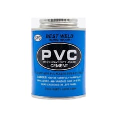 Pegamento cemento PVC Best Weld 717-21 (250 ml / 8.45 oz)