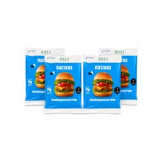 Hamburguesa de Pollo Nativas Jolly Surl ( 4 x 75 g / 2.6 oz)