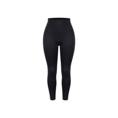 Licra larga de cintura alta color negro Alby (Talla única)