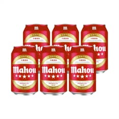 Cerveza Cinco Estrellas Mahou (6 x 330 ml)