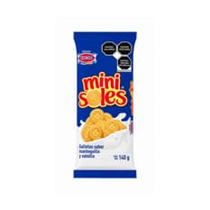 Galletas sabor mantequilla y vainilla Mini Soles Dondé (140 g / 4.94 oz)