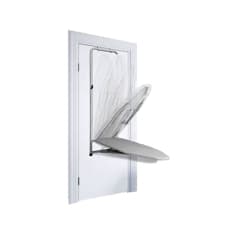 Tabla de planchar sobre puerta Perilla