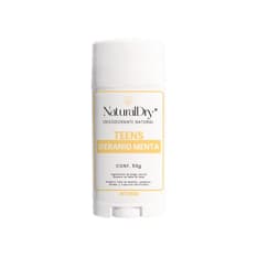 Desodorante corporal natural en barra para adolescentes aroma a menta y geranio NaturalDry (50 g / 1.76 oz)