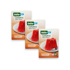 Gelatina sabor fresa con vitamina C Hiper Dino (3 x 170 g / 5.9 oz)