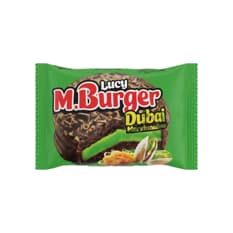 Alfajor de chocolate relleno de crema de pistacho y malvavisco M. Burger Simsek (40 g / 1.41 oz)