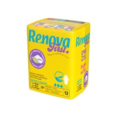 Toallas sanitarias ultrafinas con alas normal Renova (12 U)