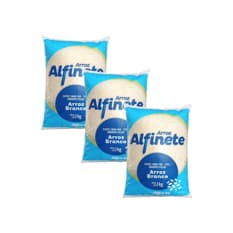 Arroz blanco Alfinete (3 x 1 kg / 2.2 lb)
