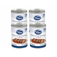 Troncho de pescado en tomate Vima Foods (4 x 425 g)