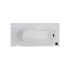 Bañera acrílica rectangular color blanco Modelo SFS-3 Zeric